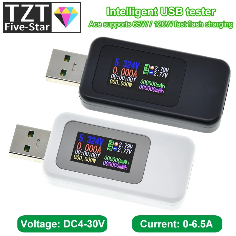10-in-1-USB-Tester DC Digital Voltmeter Amperimetro Strom Spannung Meter Amp Volt Amperemeter Detektor Power Bank Ladegerät Anzeige – Detail 16