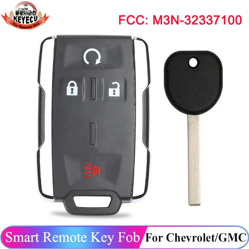 KEYECU Remote Key Fob For Chevrolet Silverado Colorado For GMC Sierra 2014 2015 2016 2017 2018 2019 2020 M3N-32337100 B119-PT