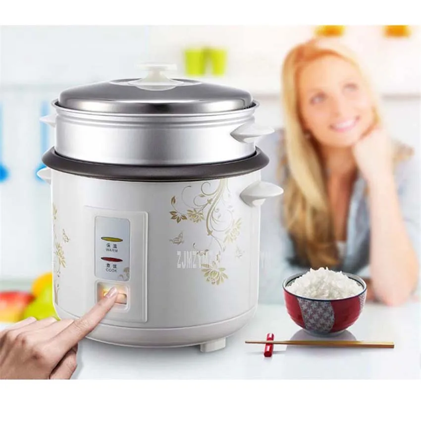 5L電気炊飯器家庭用お粥のスープ調理機蒸し層黒結晶インナータンク 5-8 人RZ-50B