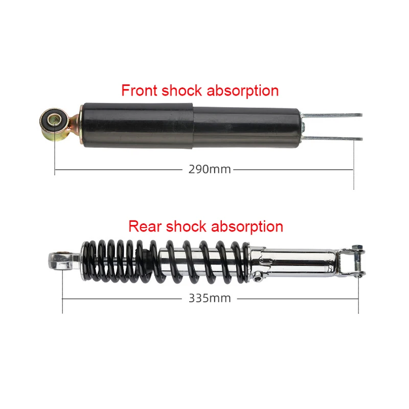 1 Pcs Motorcycle Front Rear Shock Absorber For CFMOTO CF250 CF250t 290MM 335MM