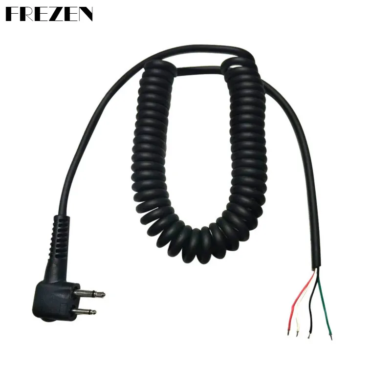 4 Wire Speaker MIC Cable Spring line For Motorola GP2000,GP2100,GP300,GP308,GP68,GP88,GP88S CP88,CP100,CP150 PMMN4013A