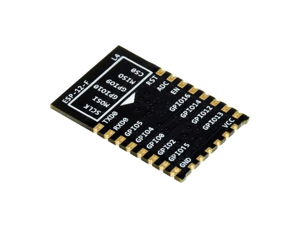 Embutido módulo wi-fi original ai-thinker, módulo com base em esp8266, flash 32mbit embutido, pacote smd22