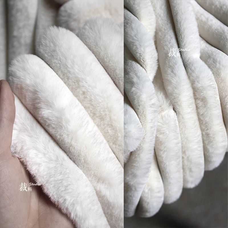 

High-grade fall/winter plush fabric thick artificial mink rabbit fox fur coat jacket faux fur fabric for patchwork