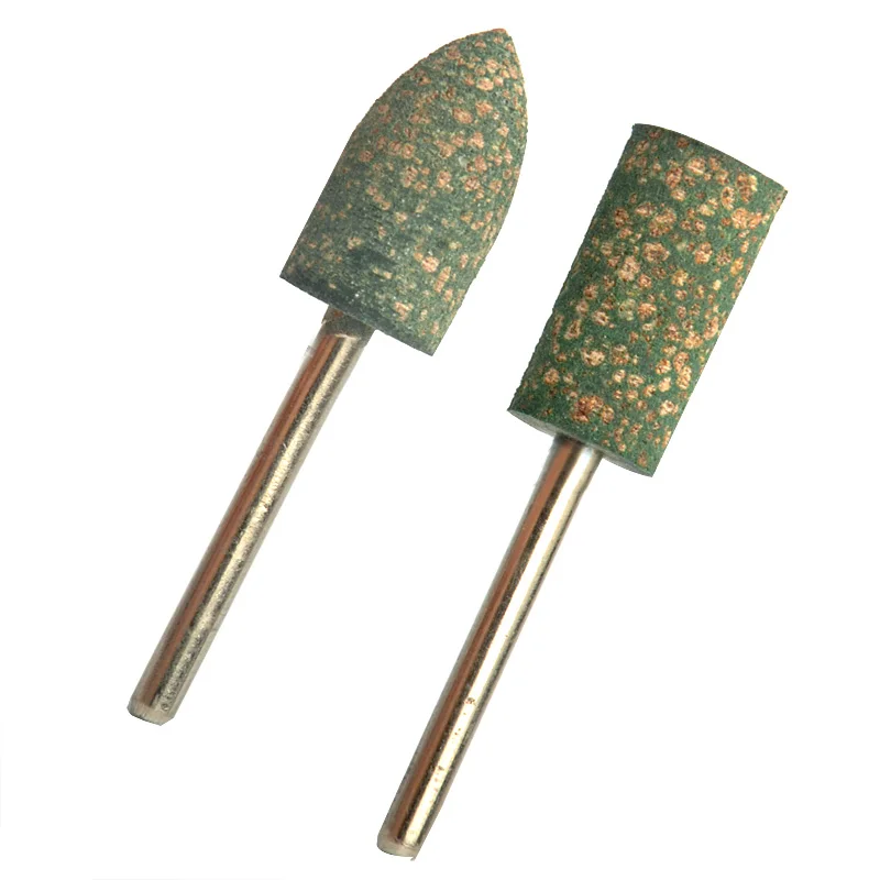 100 pz mulino elettrico gomma lucidatura foro ruota metallo Derusting testa di macinazione stampo di giada lucidatura utensili abrasivi in gomma