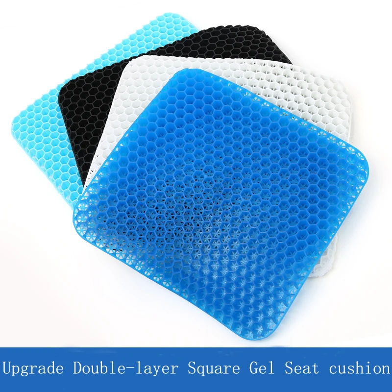 

Upgrade Flexible 3D ice pad massage gel cushion Seat sitter honeycomb car sofa carpet seat cushion cervical health care pain