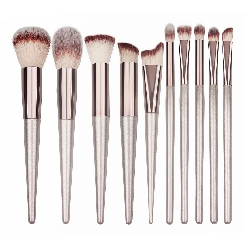 Luxury Wooden Makeup Brushes for Foundation Powder Blush Eyeshadow Concealer Lip Eye Make Up Brush Cosmetics Beauty Tools