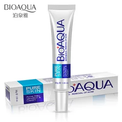 BIOAQUA Herbal Face Cream Anti Acne Treatment Cream Herbal Scar Removal Oily Skin Acne Spots Skin Care Face Care