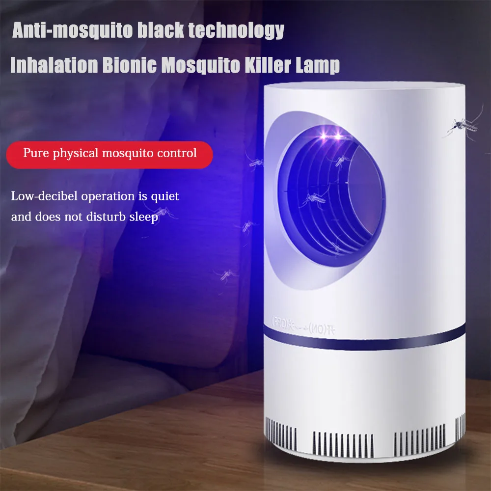 Отпугиватель комаров для лета, лампа-ловушка для мух, ловушка для мух, Электронный светильник, умный фиолетовый светильник с зарядкой для дома
