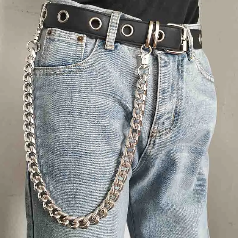 Pants Chain Trousers Key Chains Unisex Trendy Metal Punk Wallet Belt Keychain Jewelry Accessories