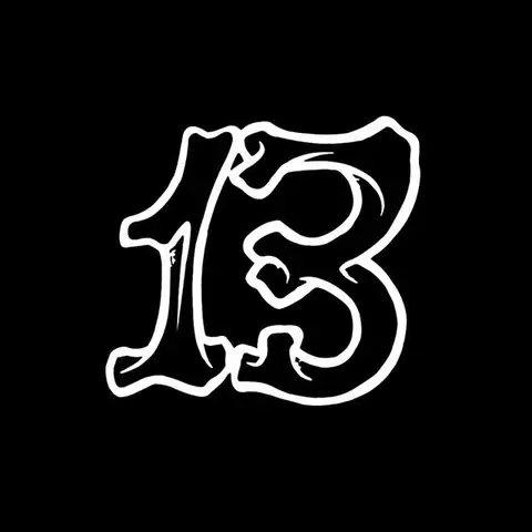 15CM*13.8CM personalized Number 13 Vinyl Car-styling Car Sticker Decal 10 best sales car number - №10