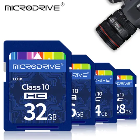 Standard SD Card  64GB 128GB 256GB SDHC/XC 16GB 32GB Normal Full Size Flash SD Memory Card High Speed for Camera