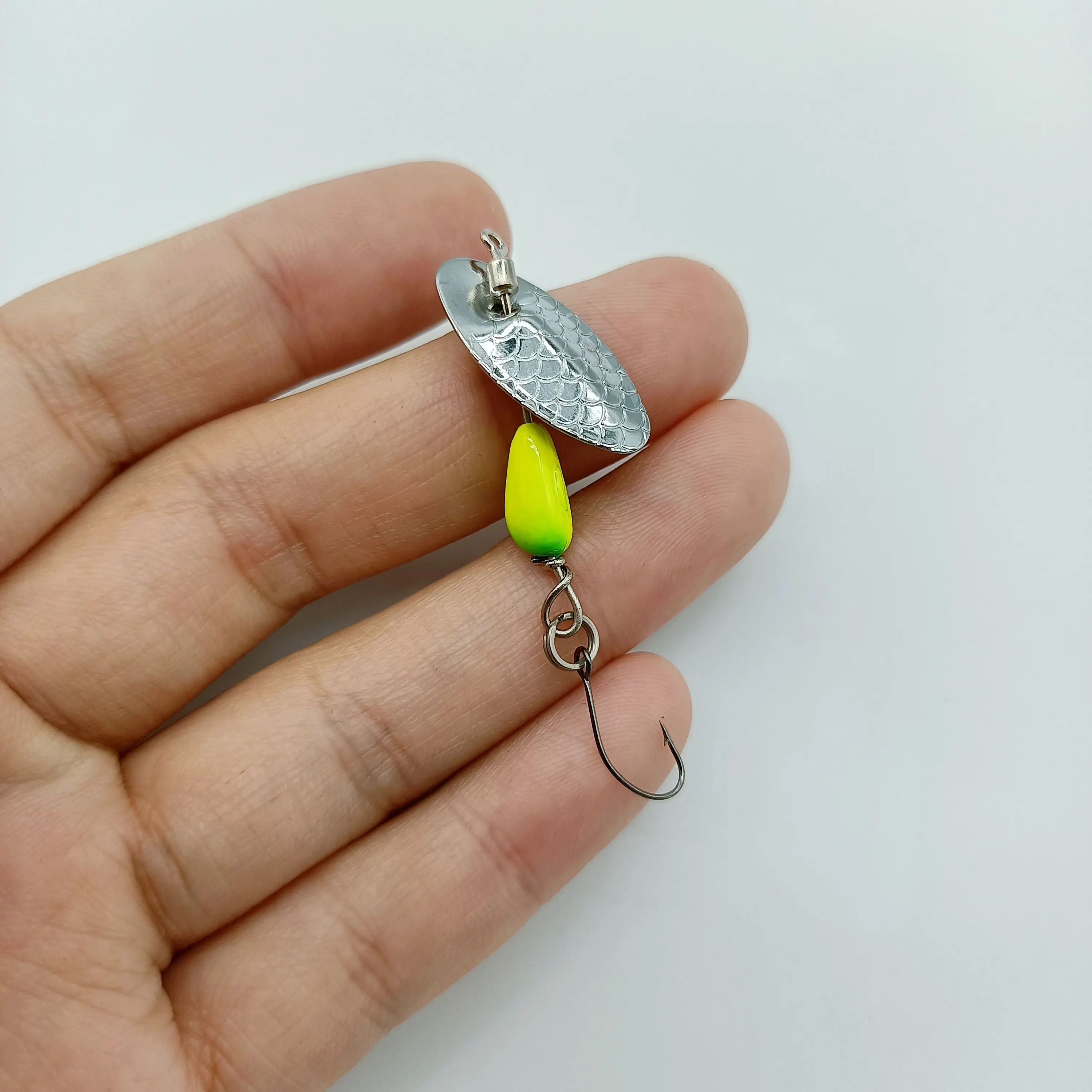 DUODUOYU 1PCS Metall Rotierenden Spinner Köder Köder 2,5g/4,5g Forelle Harten Köder Spinner Köder Künstlerische bass Köder Angeln Locken – Detail 12