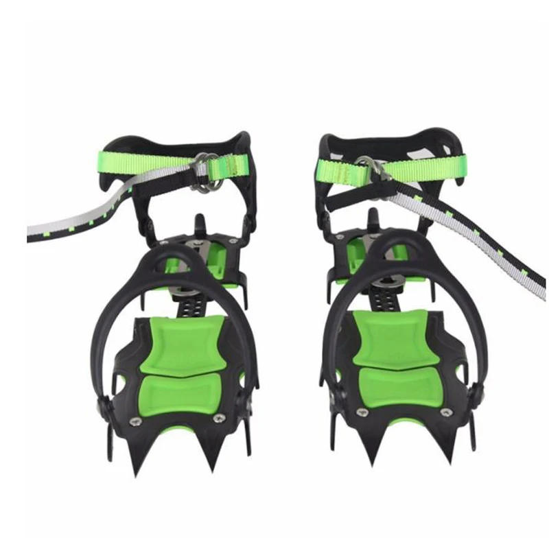 BRS 14 Teeth Ultralight Claws Crampons Shoes Non slip Cover Ice Gripper Outdoor Ski Ice Snow Grips Hiking Climbing