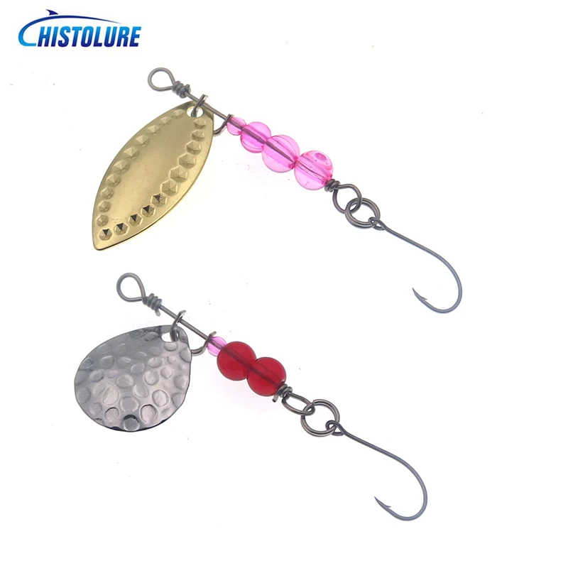 NEW Product Spinner Bait 1.7g 2.5g  Spoon Sequins Lures Jig Metal Fishing Lure Bass Hard Bait with Single hook Fishing Bait