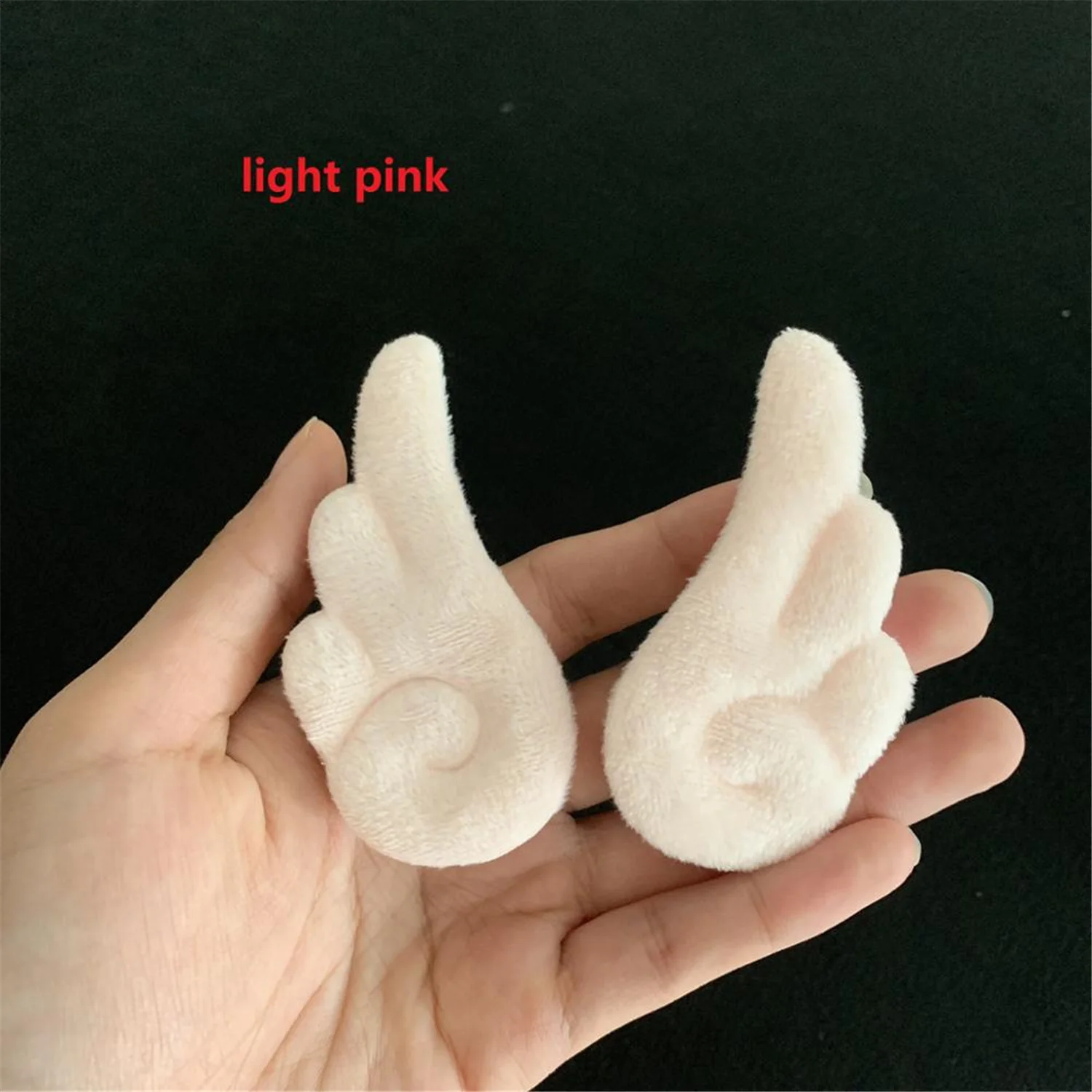 Anime Angel Wings Hair Accessories Set Girls Kids Cartoon Cute Plush Girls Pins Hair Clips Barrettes Headdress headwear