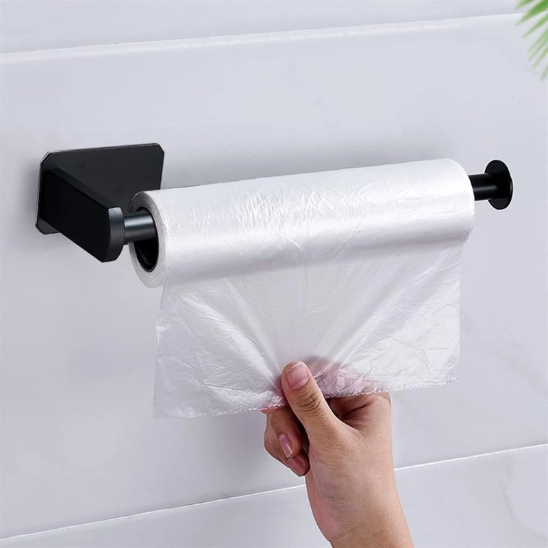 Porte-rouleau de papier de cuisine mural auto-adhésif, acier inoxydable, accessoires de serviettes en papier hygiénique, supports de support