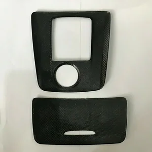 Seco De Fibra De Carbono Carro Caixa De Engrenagem Painel, Surround Guarnição Acessórios, Fit para Mercedes-Benz A45, CLA45, GLA45, AMG 2016-2018, 2pcs 12 principais vendas painel a45 amg - №12