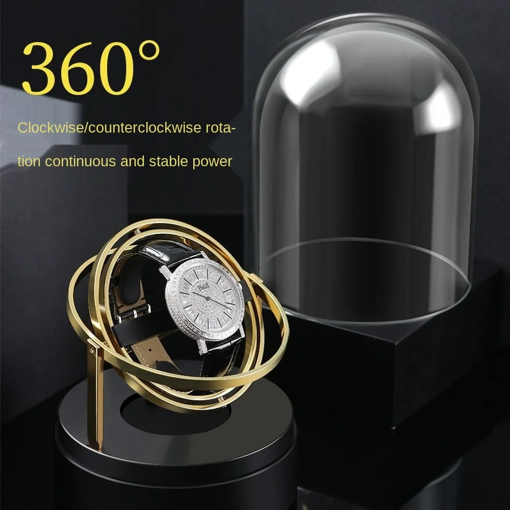 Metal Automatic Watch Winder Shaker Mechanical Display Rotating Motor for Luxury Brand Watch Storage Box Caja Reloj