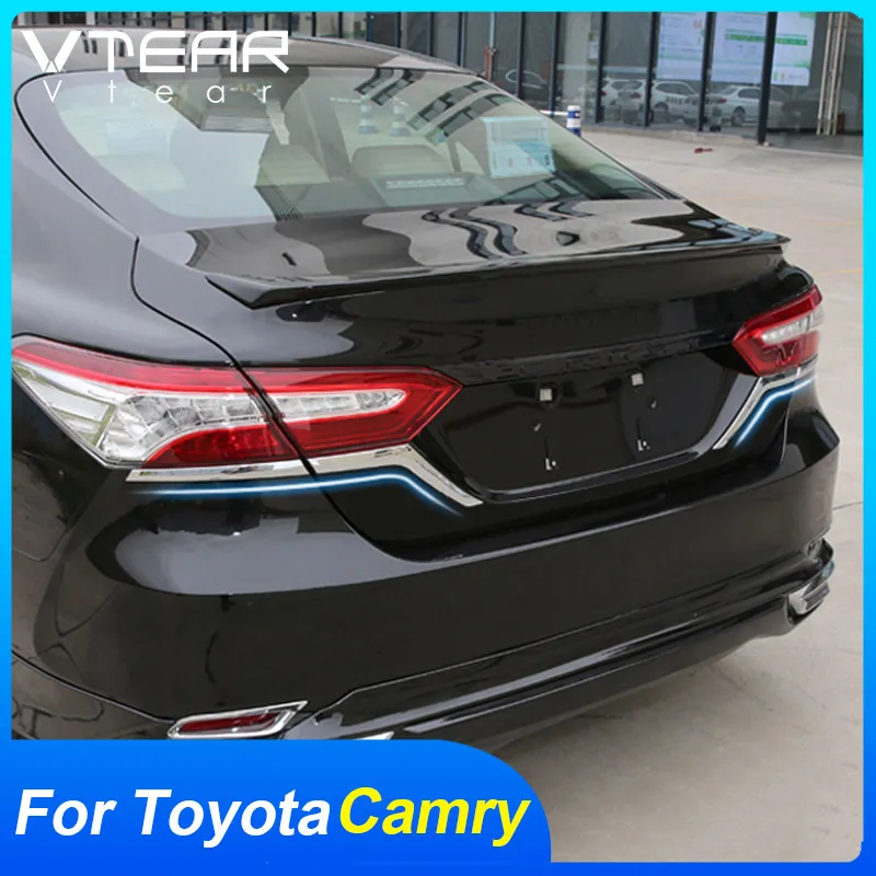 Vtear Exterior Rear Lights Frame Cover Decoration Anti Scratch Trim Accessories Car Beautiful Parts For Toyota Camry 2018 2020