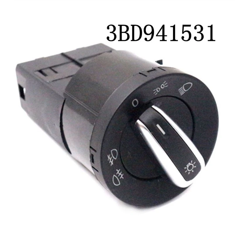 

Car Headlight Light Switch Headlight Fog Light Control Switch 3BD941531 Fit For V W Golf Jetta Passat B5 Beetle Polo