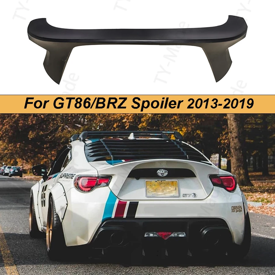 

GT86 BRZ FR-S Spoiler AG Sport Style Carbon Fiber Ducktail Rear Spoiler GT86 Trunk Spoiler BRZ Spoiler Matte Black 2013-2019