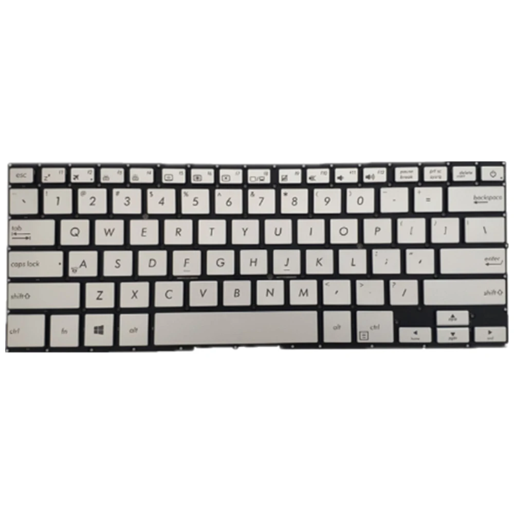 Laptop Keyboard For ASUS NX500 NX500J NX500JK Colour Silver US United States Edition Ru Russian Edition