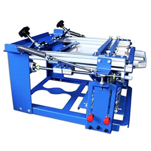 Kleine gekrümmte Bildschirmdruckmaschine, gekrümmte Siebdruckmaschine, gekrümmte Tasse geschwungene Handbuch, SPE-E QM1012 6 Hauptverkaufsmaschine für den Siebdruck - №6