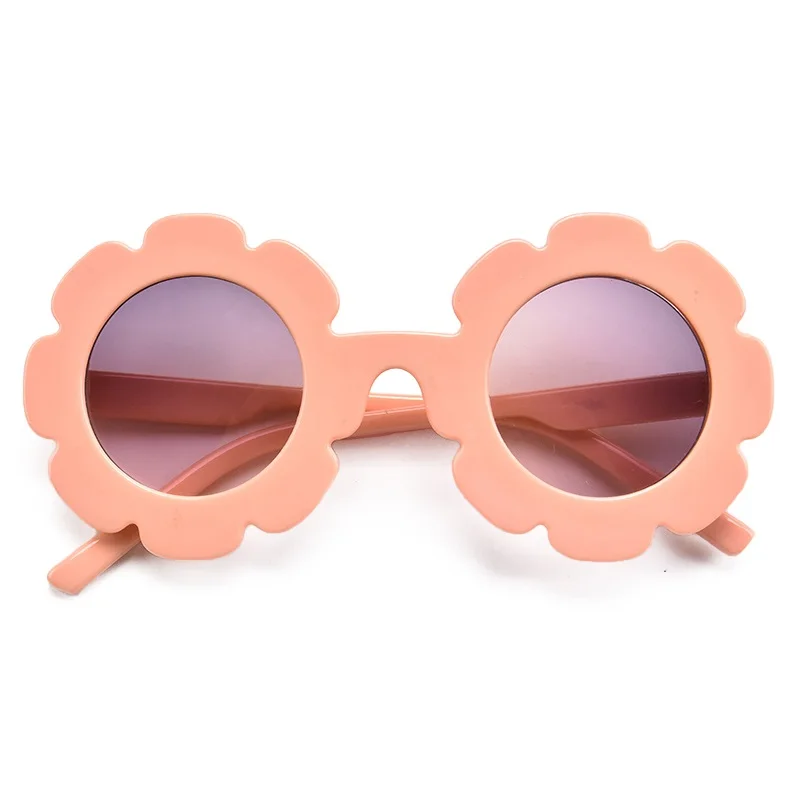 Kids Child Sunglasses Round Flower Gafas Baby Children UV400 Sport Sunglasses Girls Boys Sun Glasses