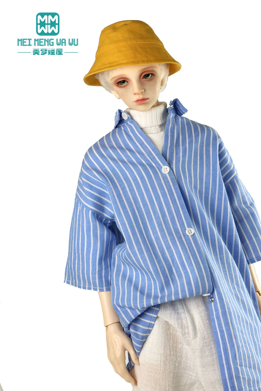 Clothes for doll fits 68cm--75cm BJD uncle Spherical joint doll Fashion Striped shirts, T-shirts, sports pants