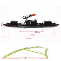 HD CCD Dynamic Trajectory Tracks Special Vehicle Rear View Camera for Audi A3 A4 A5 A6 B6 A6L S6 B7 Q7 A8 A8L Avant Car Backup