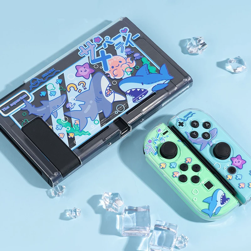 Switch Transparent Crystal Case for Nintendo Switch Soft Cover Housing NS Game Console Protective Case For Nintendo Switch