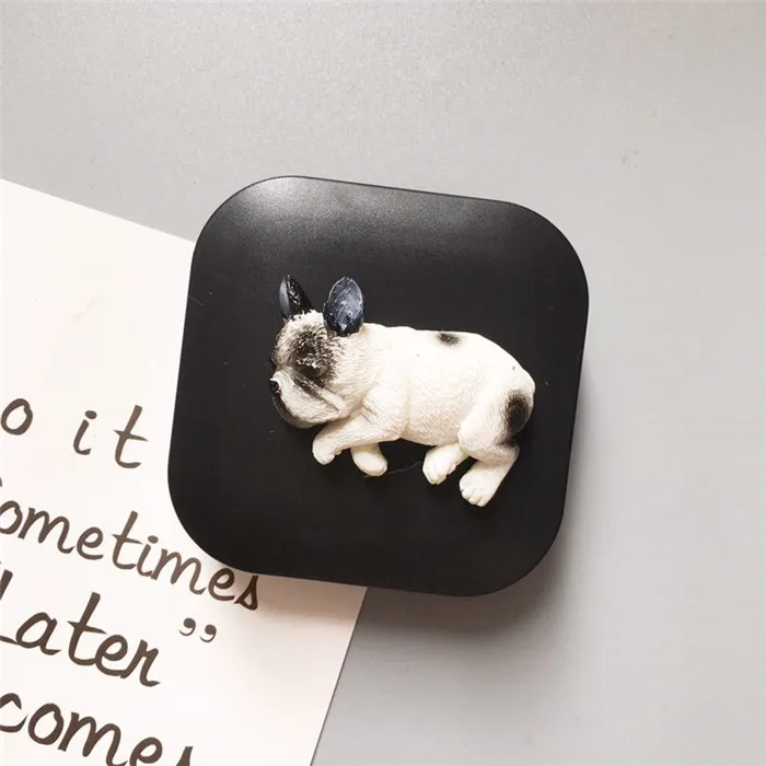 Cute Dog Contact Lenses Case Travel Lens Box Set With Mirror Eye Lenses Holder Container For Lens lente de contato