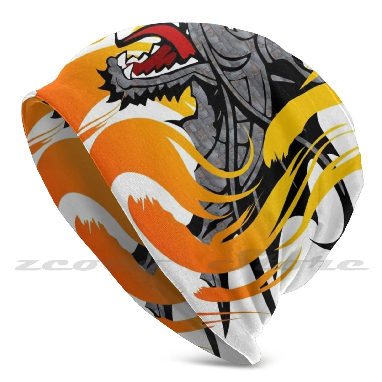 Clbucher Metal Dragon Adult Kids Knit Hat Hedging Cap Outdoor Sports Breathable Dragon Metal Sign Metalcore Kite Dragon Boat