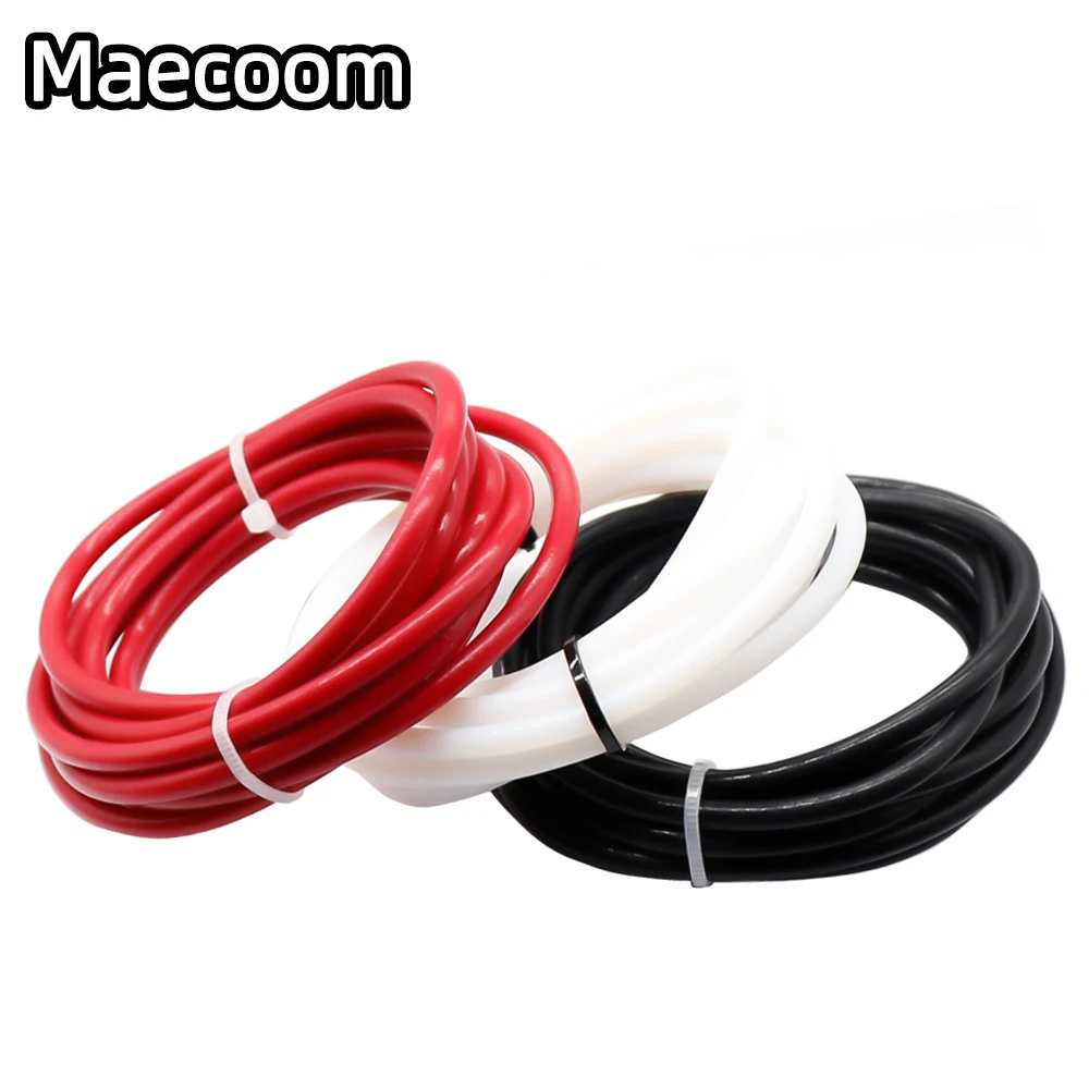 1/2/5/10Meter 2x4mm ID 2mm OD 4mm PTFE Tube for 3D Printer Parts Pipe Bowden J-head 1.75mm Filament Guide Tube Ender3 v2 CR10