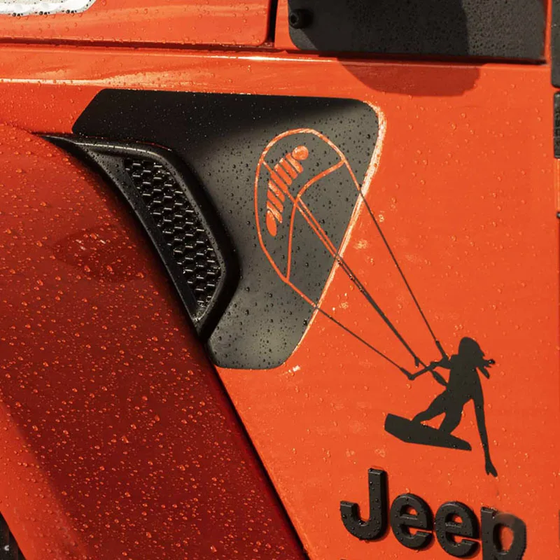 

2 шт., Виниловая наклейка для Jeep Wrangler JL Gladiator