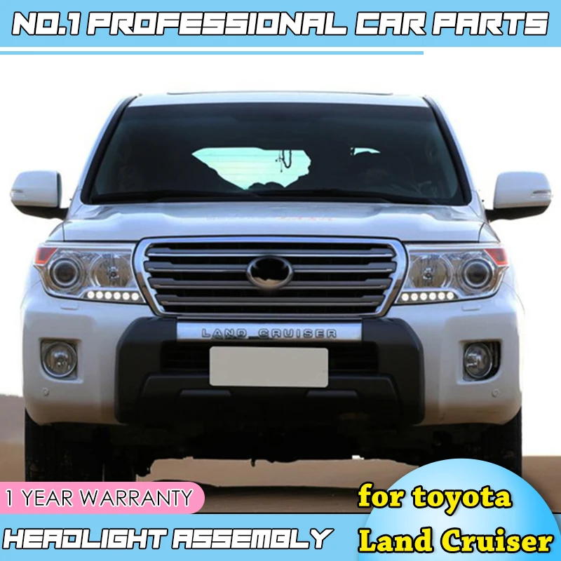 

Автомобильные аксессуары для Toyota Land Cruiser LED Koplampen для FJ200 LC260 DRL Lens Dubbele Beam H7 HID ксеноновые би ксеноновые линзы