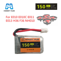 3.7v 150mah 30C For  E010 E010C E011 E013 JJRC H36 F36 NH010 Battery RC Quadcopter Spare parts 150mah 3.7 V LIPO Battery