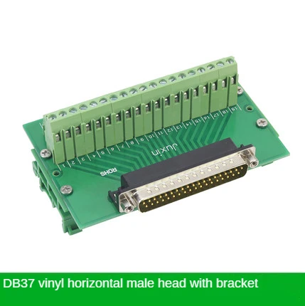 

DB37 guide rail male female 37-pin relay terminal connector D-SUB37P wiring terminal board bus horizontal type