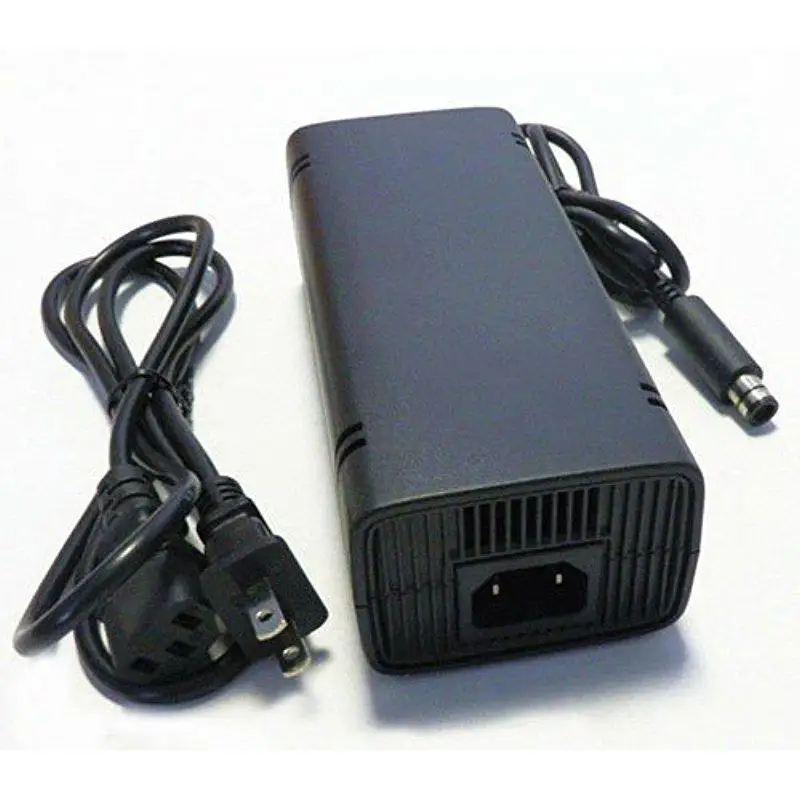 NEW AC 12V AC Adapter Power Supply Cord Charger for XBOX 360 E Game Console-US Plug-Black r42