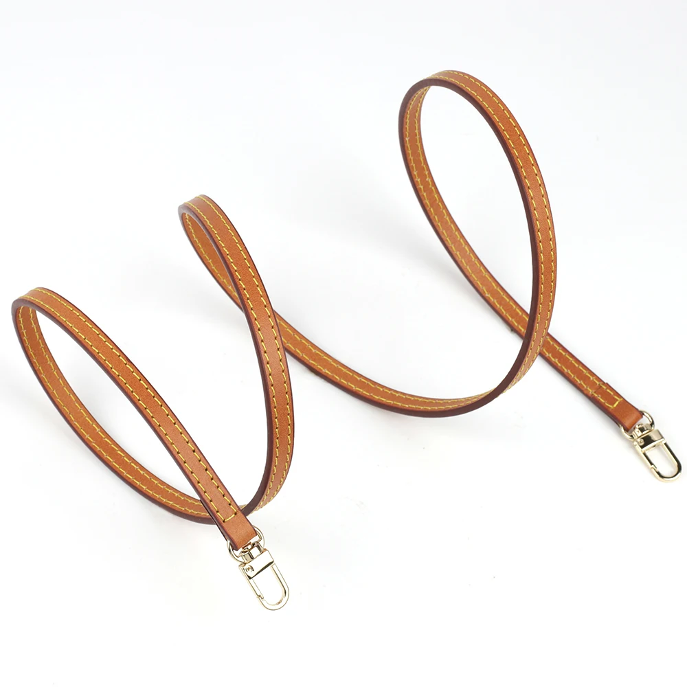 Genuine Leather Bag Strap Replacement Luxury Shoulder Handbag Accessories Tan Brown for Women Bags Belt Length 112cm