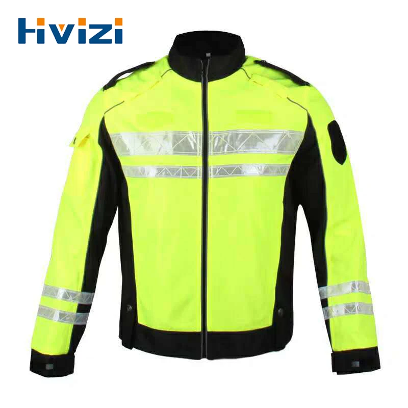 

Reflective Work Clothing Fluorescent Safety Coat Raincoat Jacket Waterproof Winter Warm Outdoor Man Uniforms Hi Vis Workwear