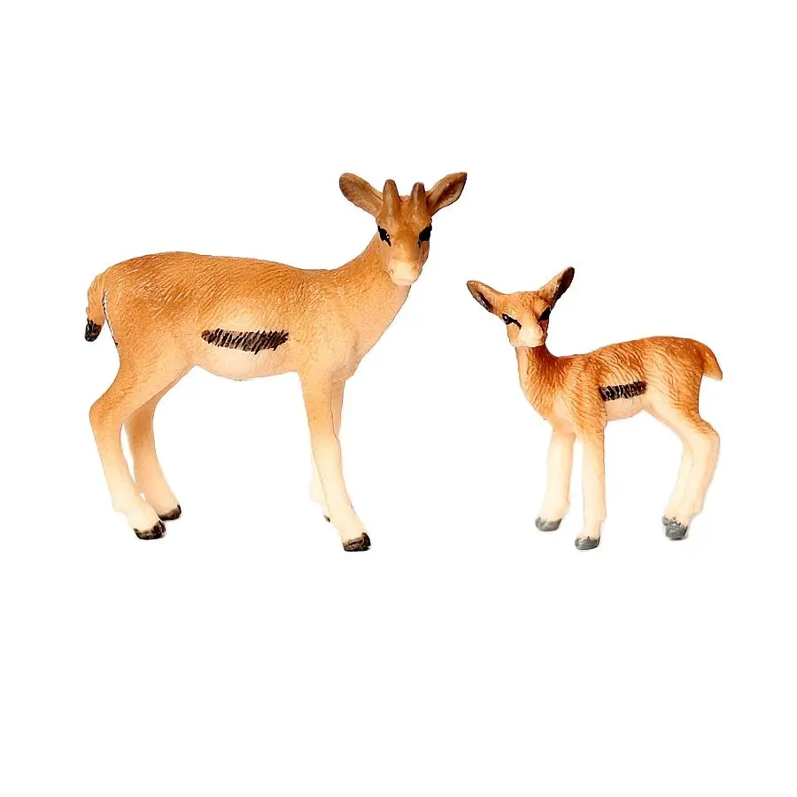 Realistic Forest wild animals figures model antelope Merino sheep Waterbuck Kudu Goat Oryx figurine Educational Kids Toys