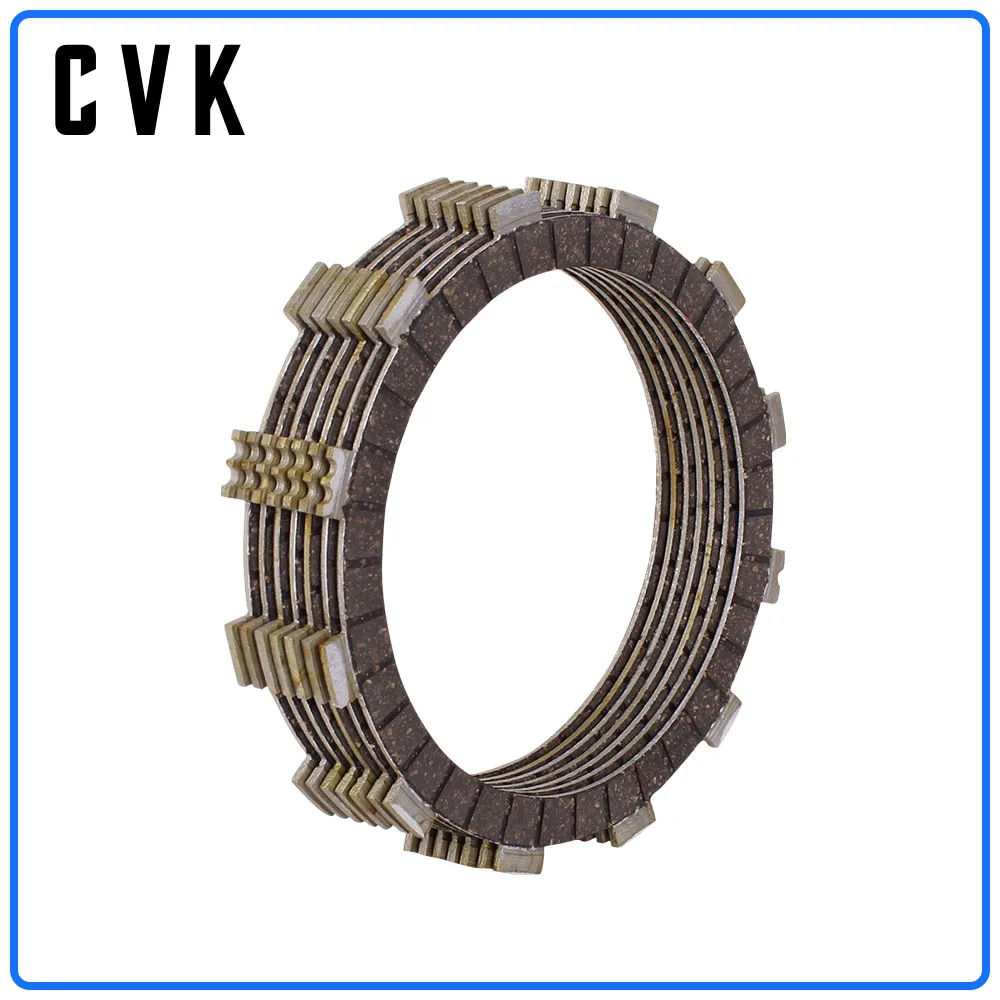 CVK 1 Set 8 PCS Clutch Disc Friction Plates Engine Plates For Yamaha YZF1000 YZF R1 2004 2005 2006 2007 2008 2009 YZFR1