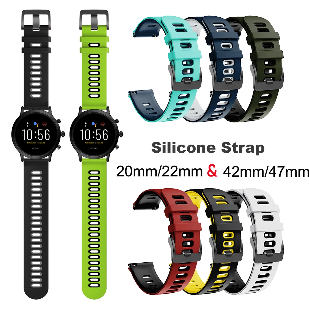 For Garmin Venu 2 Watch Band Wrist Strap For Garmin Forerunner 158 245 245M 645 55 Vivoactive 4 3 Venu Silicone Sport Bracelet