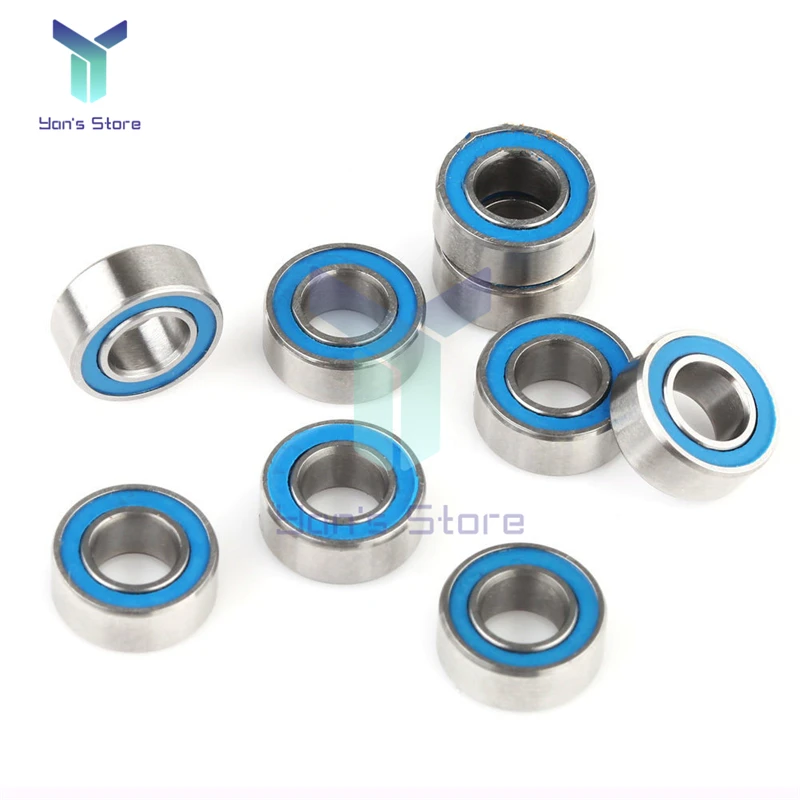 10pcs High quality 10 PCS MR105-2RS ABEC-5 5x10x4 mm Miniature Ball Bearings MR105RS L1050 MR105 2RS