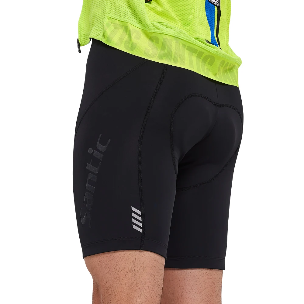 Santic Cycling Shorts Men 4D Coolmax Padded Biker Shorts Women Summer Breathable MTB Bike Short Pants Bicycle Tights Asian Size