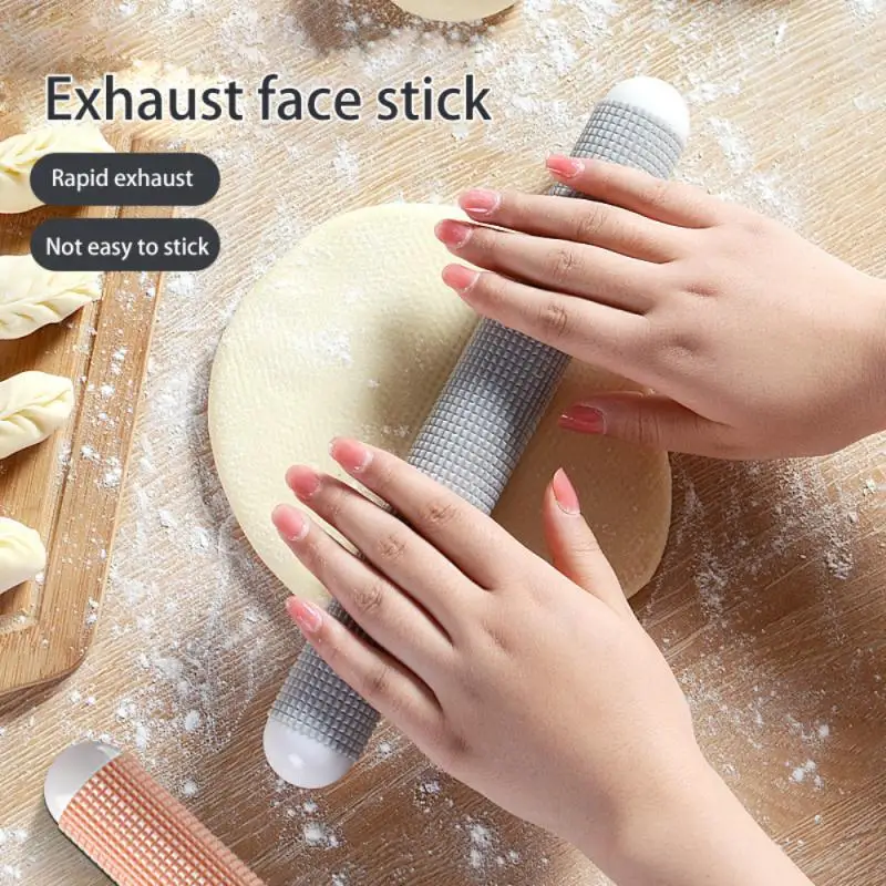 2024 New Plastic Non-stick Rolling Pin Fondant Cake Dough Roller No Handle Rolling Kit For Baking Kitchen Tool Rolling Pins