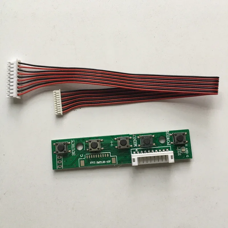 LCD TTL LVDS Controller Board HDMI VGA 2AV 50 PIN for AT070TN90 TN92 AT070TN94 Support Automatically Raspberry Pi Driver Board