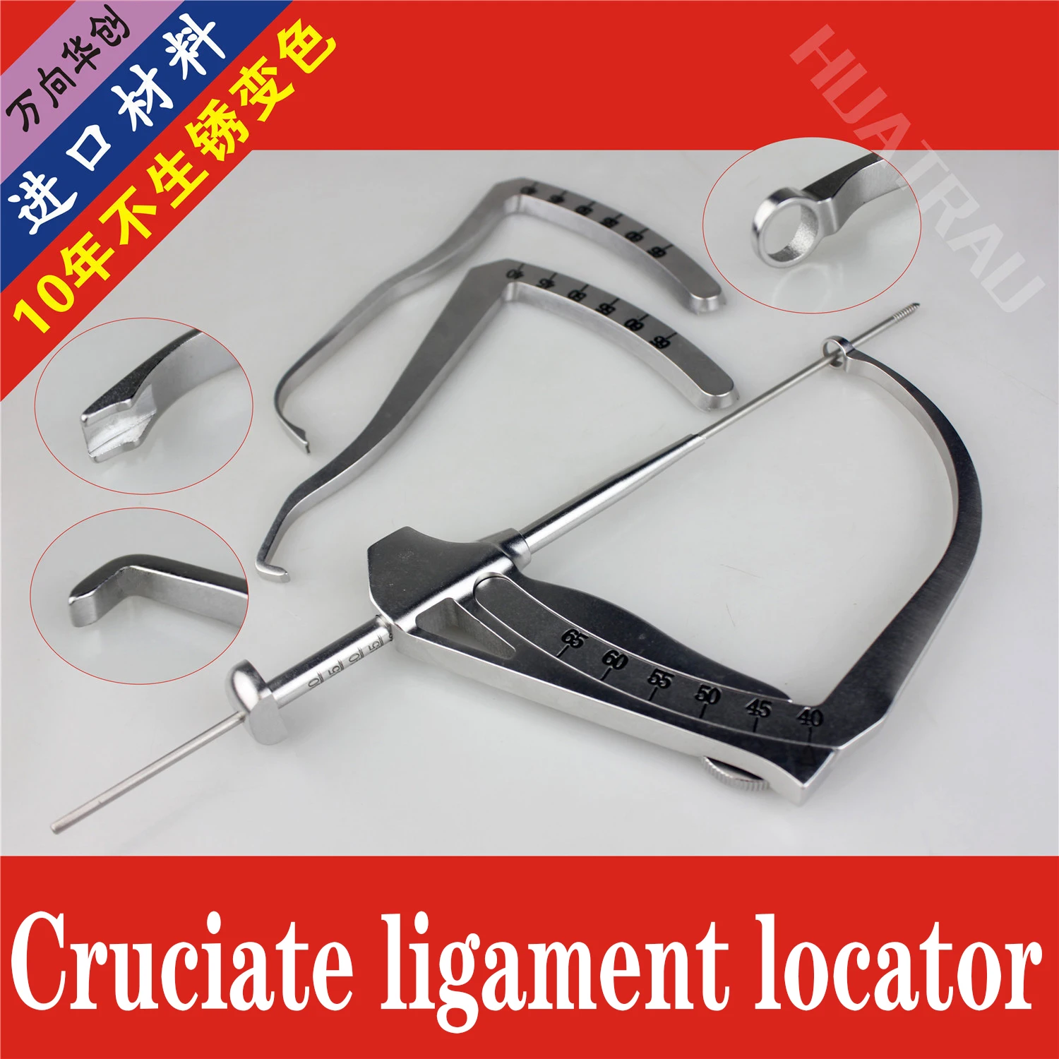 

ACL PCL Adjustable C-type drill guide sight knee ligament Shoulder Femoral Tibia Aimer guider Stainless Steel Orthopedic tool Ao