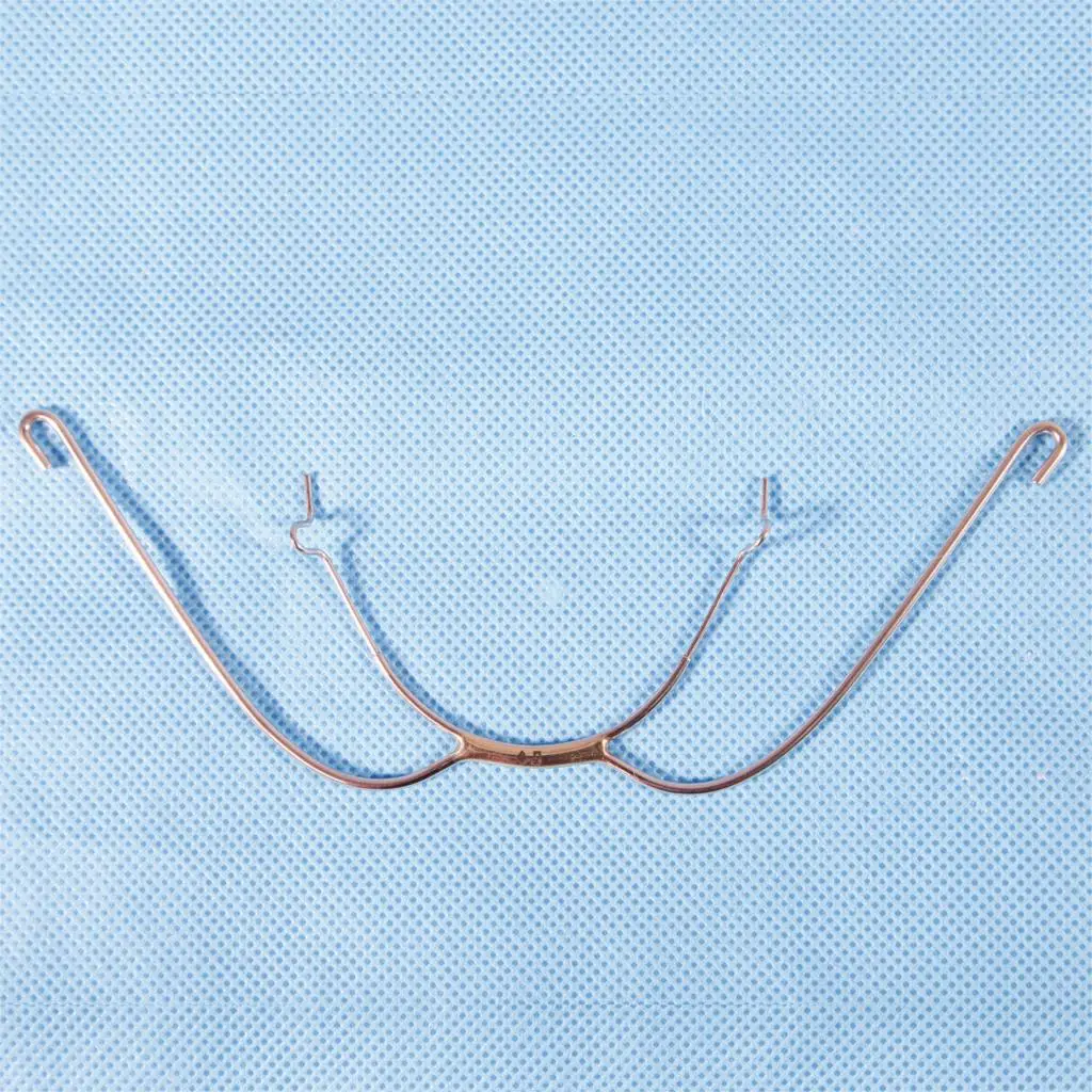 6 Sizes Dental Orthodontic Extraoral Face Universal Bow with Cuspid model Hooks